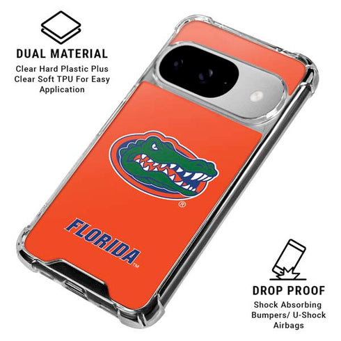 University of Florida Gators Mascot Logo Google Pixel 10 Clear Case